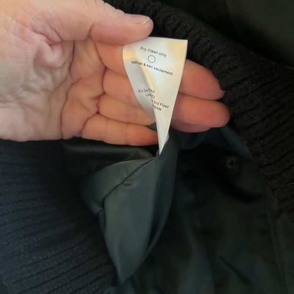 NWT Anthropologie Dolan Sweater Sleeve Bomber Jacket - Picture 9 of 11